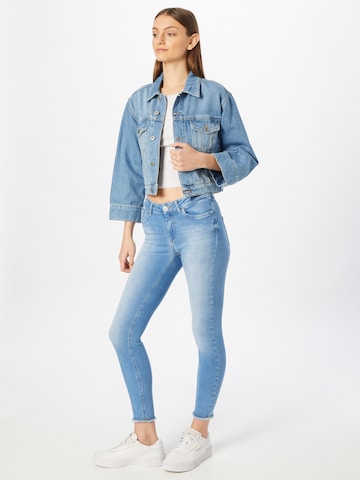 ONLY Skinny Jeans 'Blush' in Blau