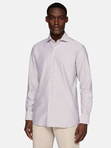 Boggi Milano Regular fit Skjorta i beige: framsida