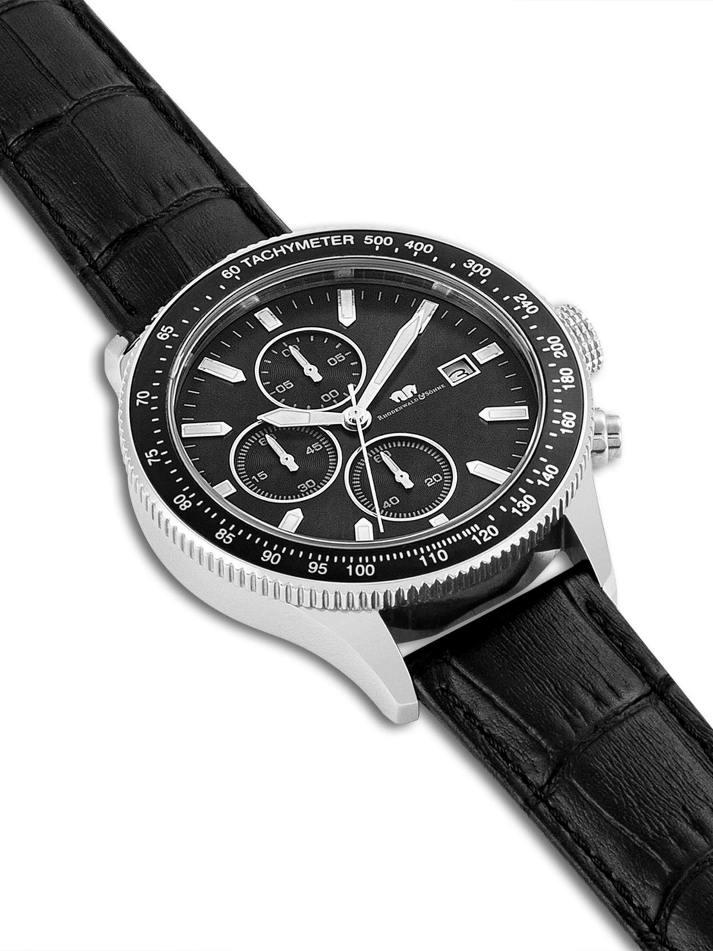 Rhodenwald & Söhne Analoguhr in Schwarz