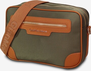 Borsa a tracolla 'Borsa a Tracolla Pelle Vegana Gianmarco Venturi Nera e - Versatile Donna' di GianMarco Venturi in verde: frontale