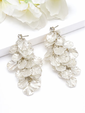 AVANT-GARDE PARIS Oorbellen 'Liravie' in Wit