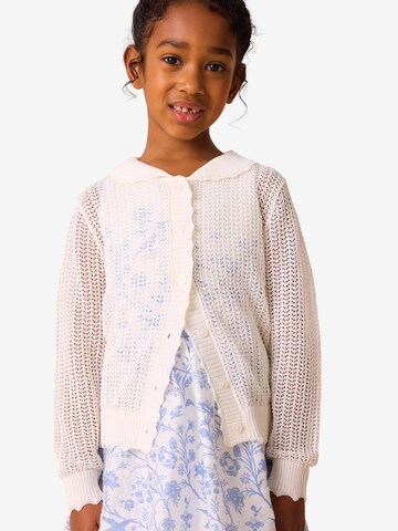 LAURA ASHLEY Gebreid vest in Beige: voorkant