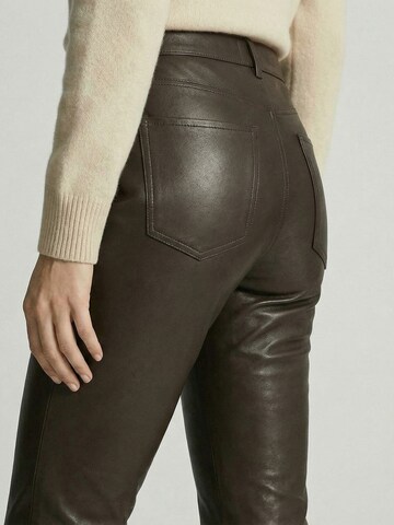 RICANO Skinny Leggings 'PND' in Braun