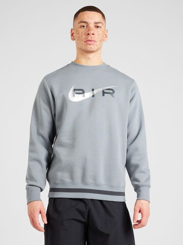 Nike Sportswear Sweatshirt 'AIR' in Grijs: voorkant