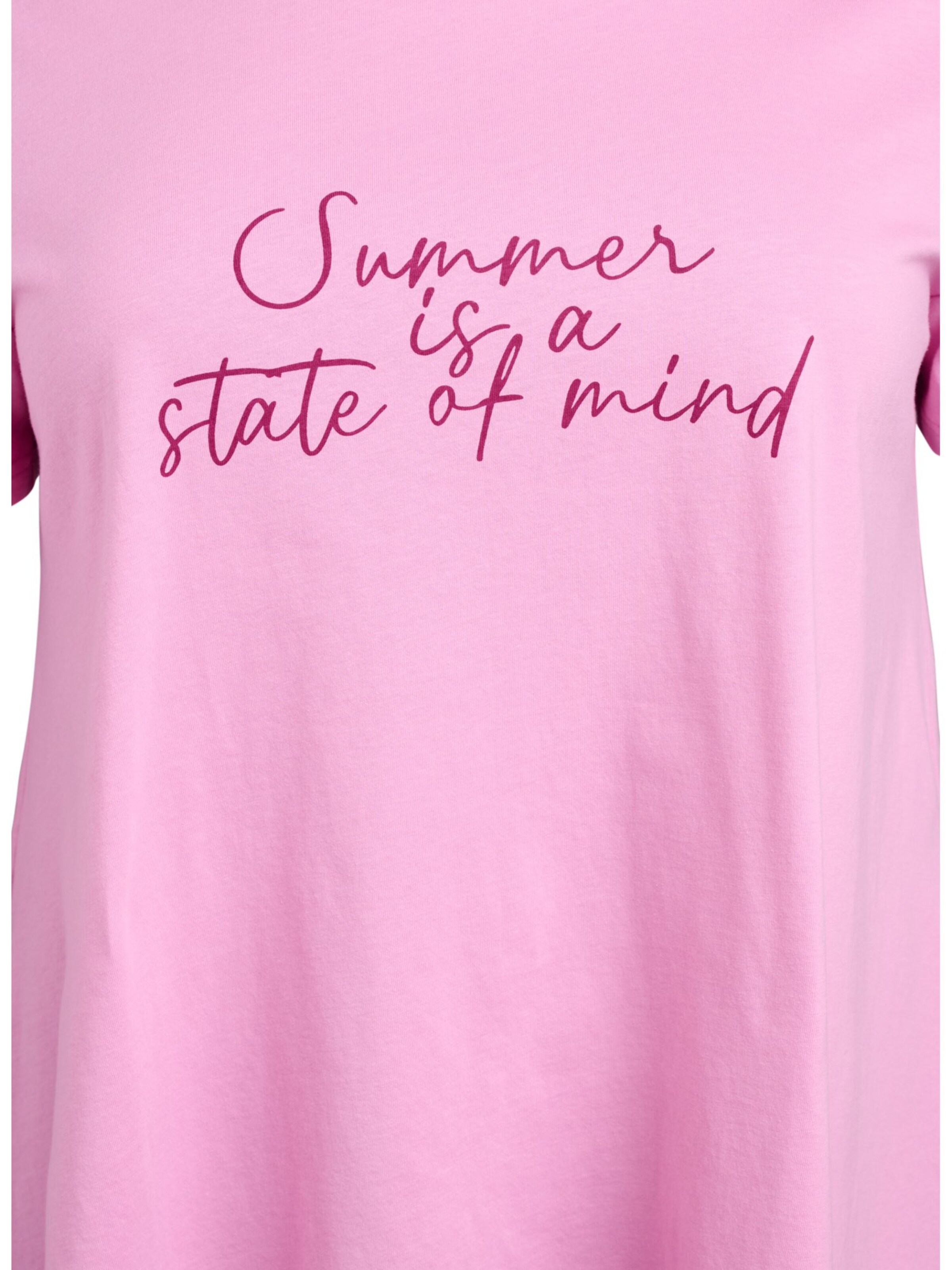 Zizzi Koszulka 'Vmy' w kolorze różowy