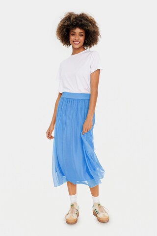 SAINT TROPEZ Skirt 'Coral' in Blue