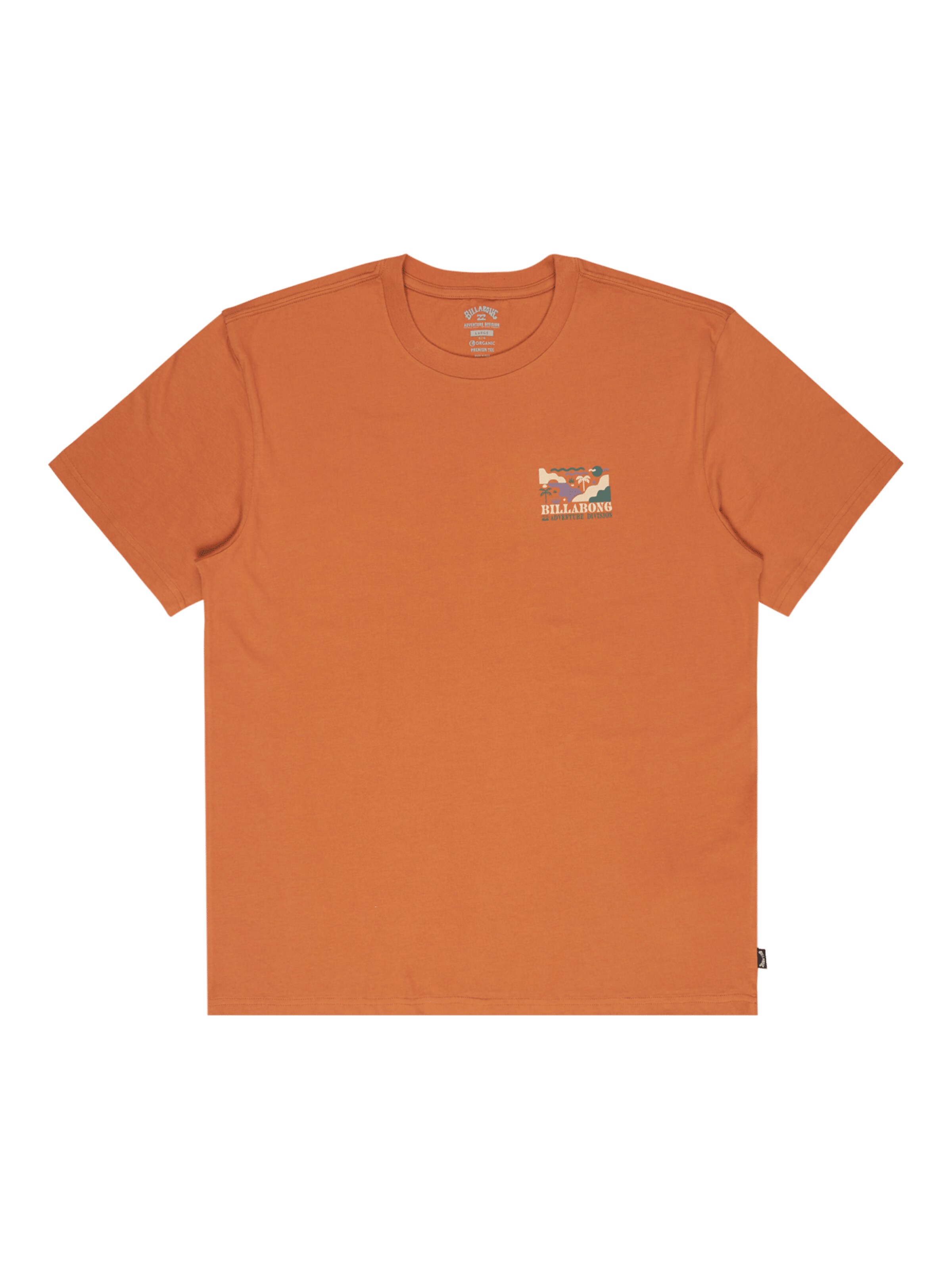 BILLABONG T-Shirt 'Range' in Braun: Vorderseite