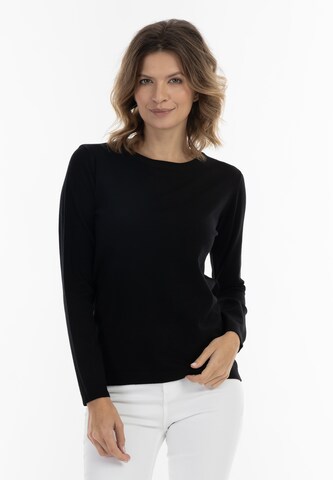 usha BLUE LABEL Pullover in Schwarz: Vorderseite