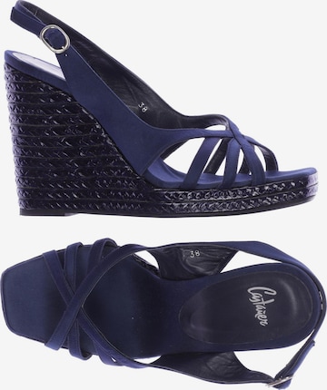Castañer Sandals & High-Heeled Sandals in 38 in Blue: front