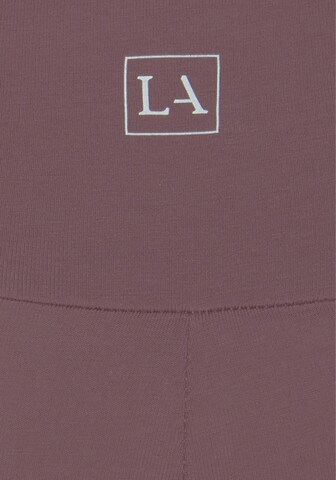 LASCANA Skinny Pajama Pants in Brown