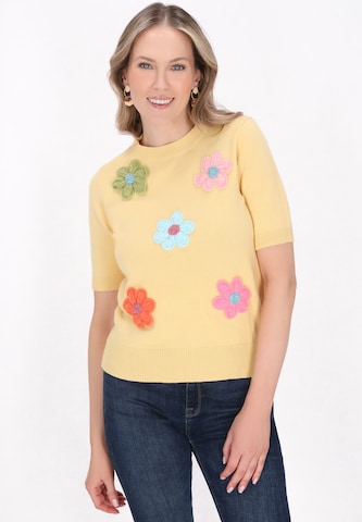 usha FESTIVAL Trui 'Fashion Look' in Geel: voorkant