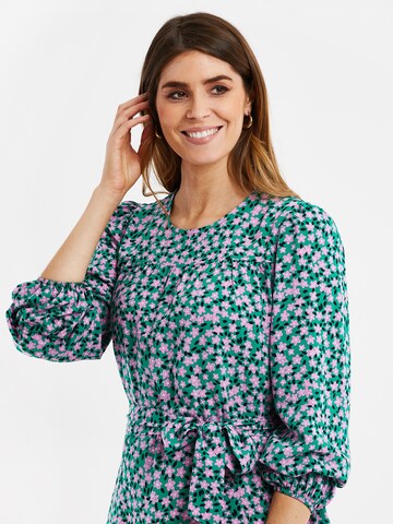 Threadbare Dress 'Laces' in Green