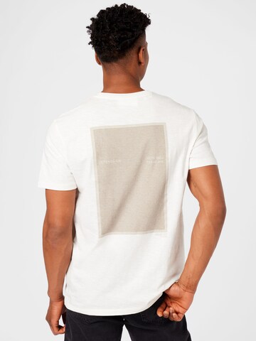 T-Shirt SELECTED HOMME en blanc