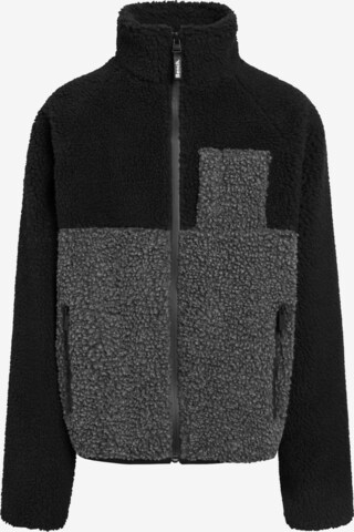 BENCH Fleece jas 'Pepito B' in Zwart: voorkant