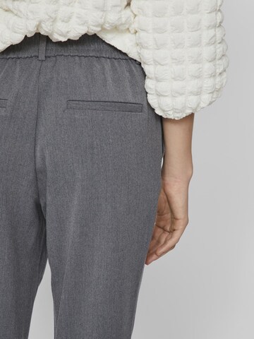 VILA Slim fit Trousers 'Varone' in Grey