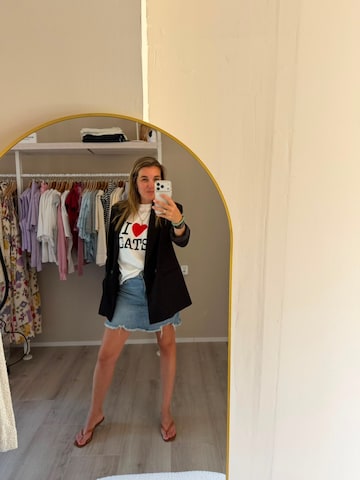Marvé Amsterdam Shirt 'I Love Cats' in Wit