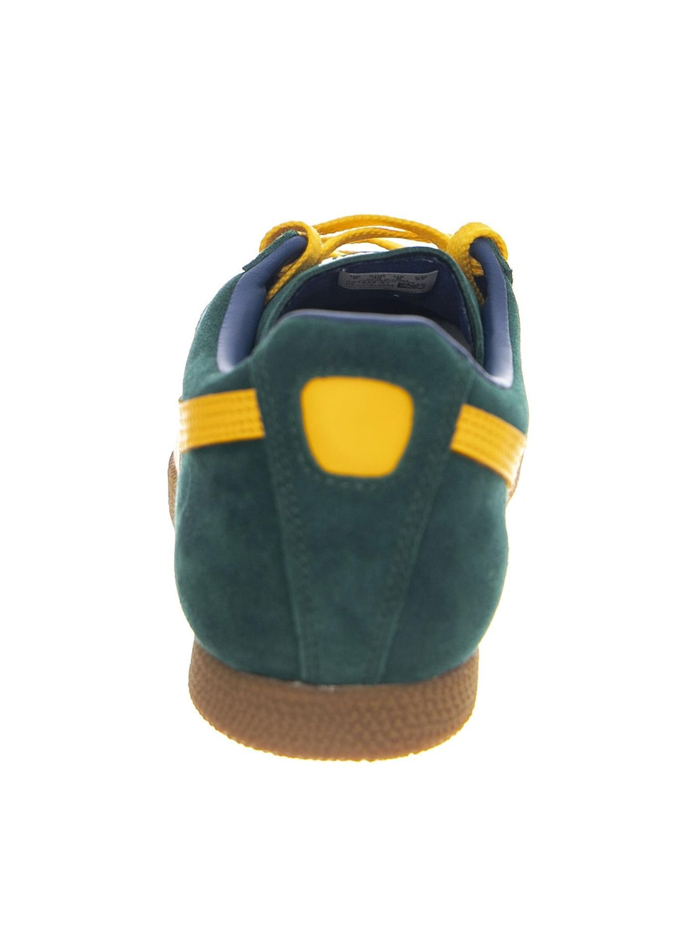 PUMA Athletic lace-up shoe 'Brasil Dark Myrtle / Tangerine' in Green