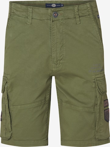 Regular Pantalon cargo 'Shrimp' Petrol Industries en vert : devant
