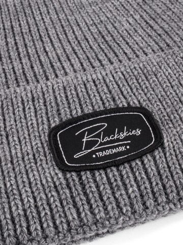 Blackskies Beanie 'Race' in Grey