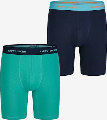 Boxers ' Jersey Boxer Briefs ' Happy Shorts en bleu : devant