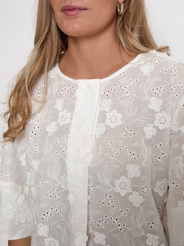 Chemisier 'Odessa' Peppercorn en blanc