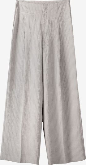 Bershka Plissert bukse i grå / koksgrå, Produktvisning