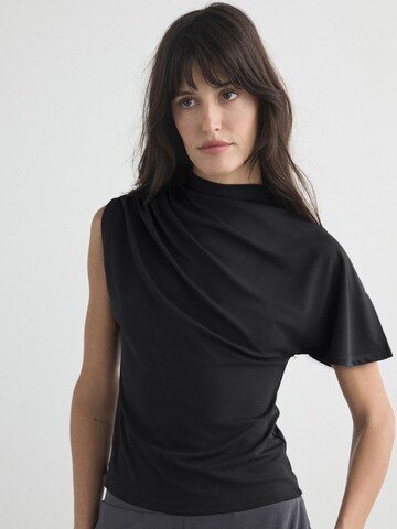 Next Bluse i sort: forside