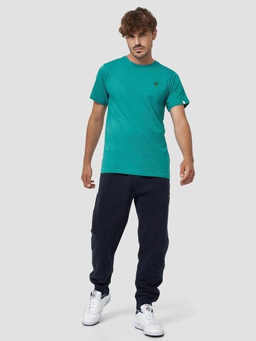 Mikon Shirt 'Palme' in Blauw