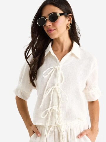 Camicia da donna di Bianco Lucci in bianco