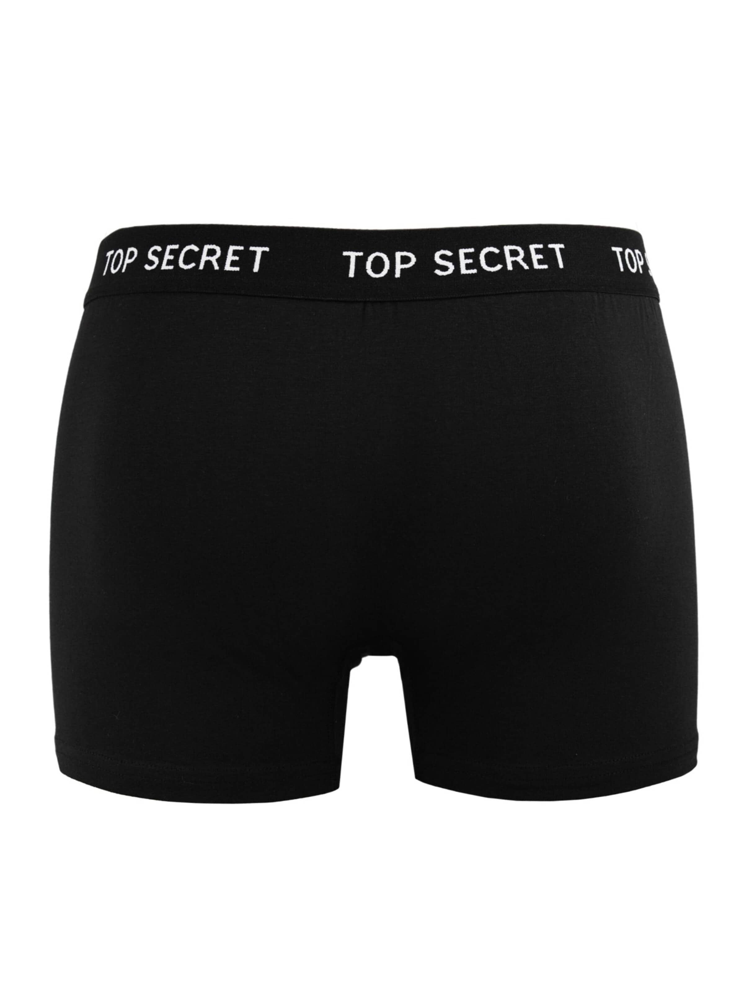 Top Secret Boxershorts‌‌‌‌‌‌ in Schwarz