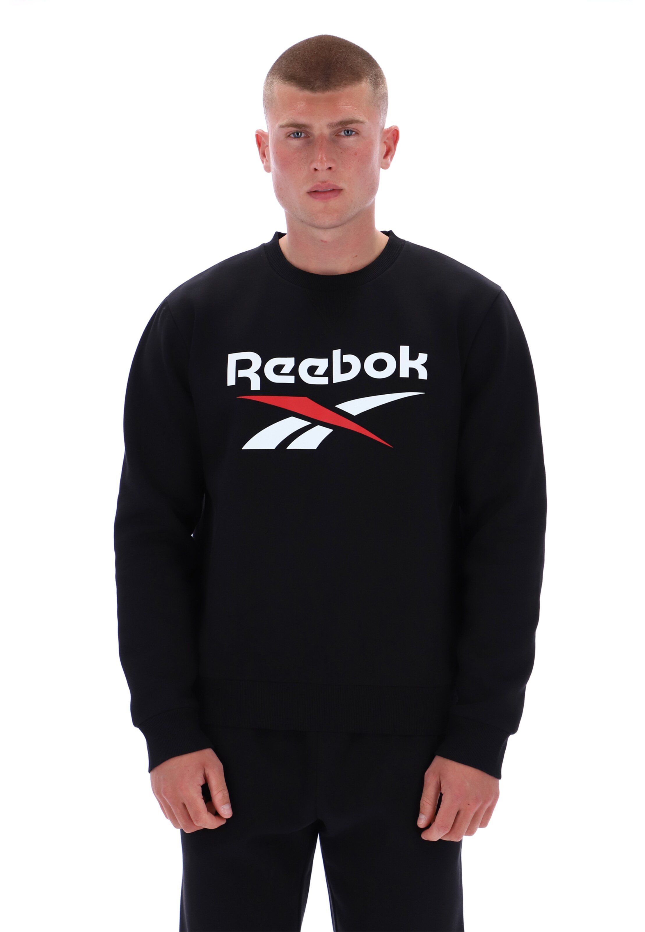 Reebok Sweatshirt in Schwarz: Vorderseite