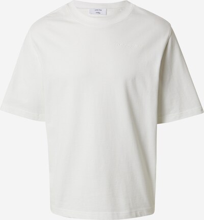 DAN FOX APPAREL T-Shirt 'Simeon' en blanc, Vue avec produit