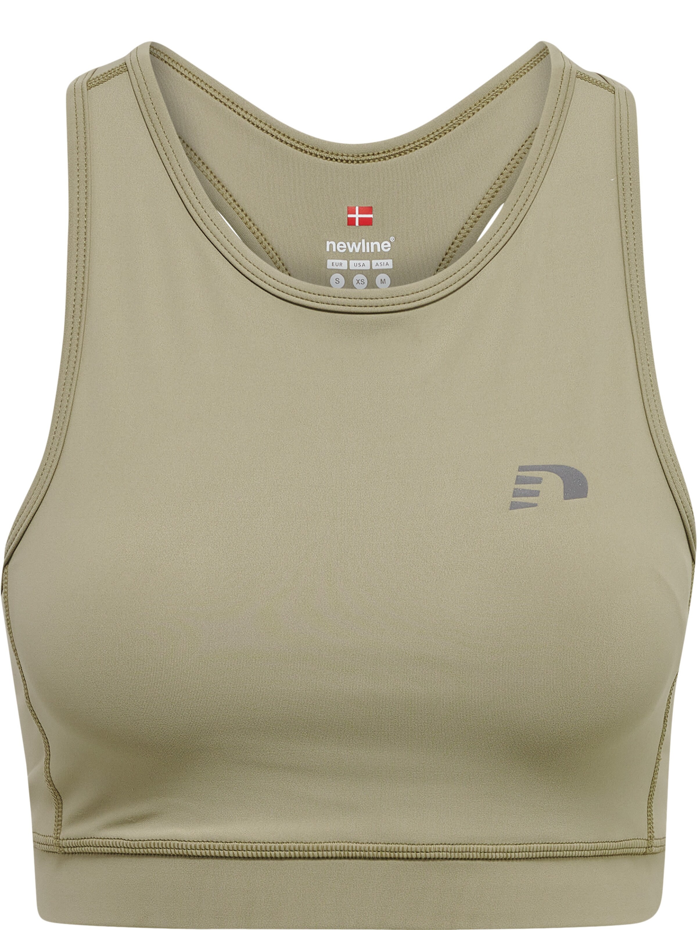 Bustier Soutien-gorge de sport Newline en beige : devant
