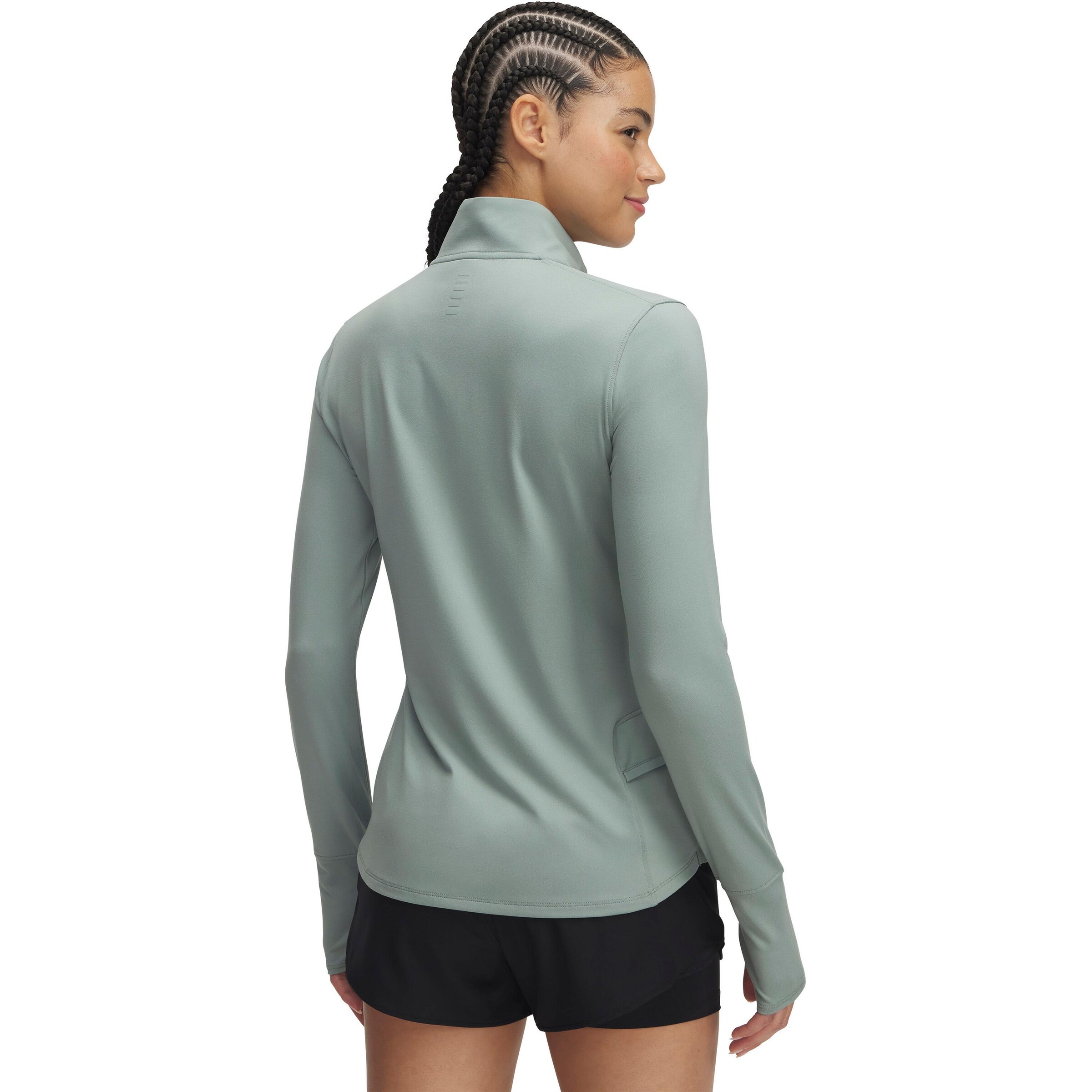 UNDER ARMOUR Funktionsshirt 'Qualifier Run' in Grün