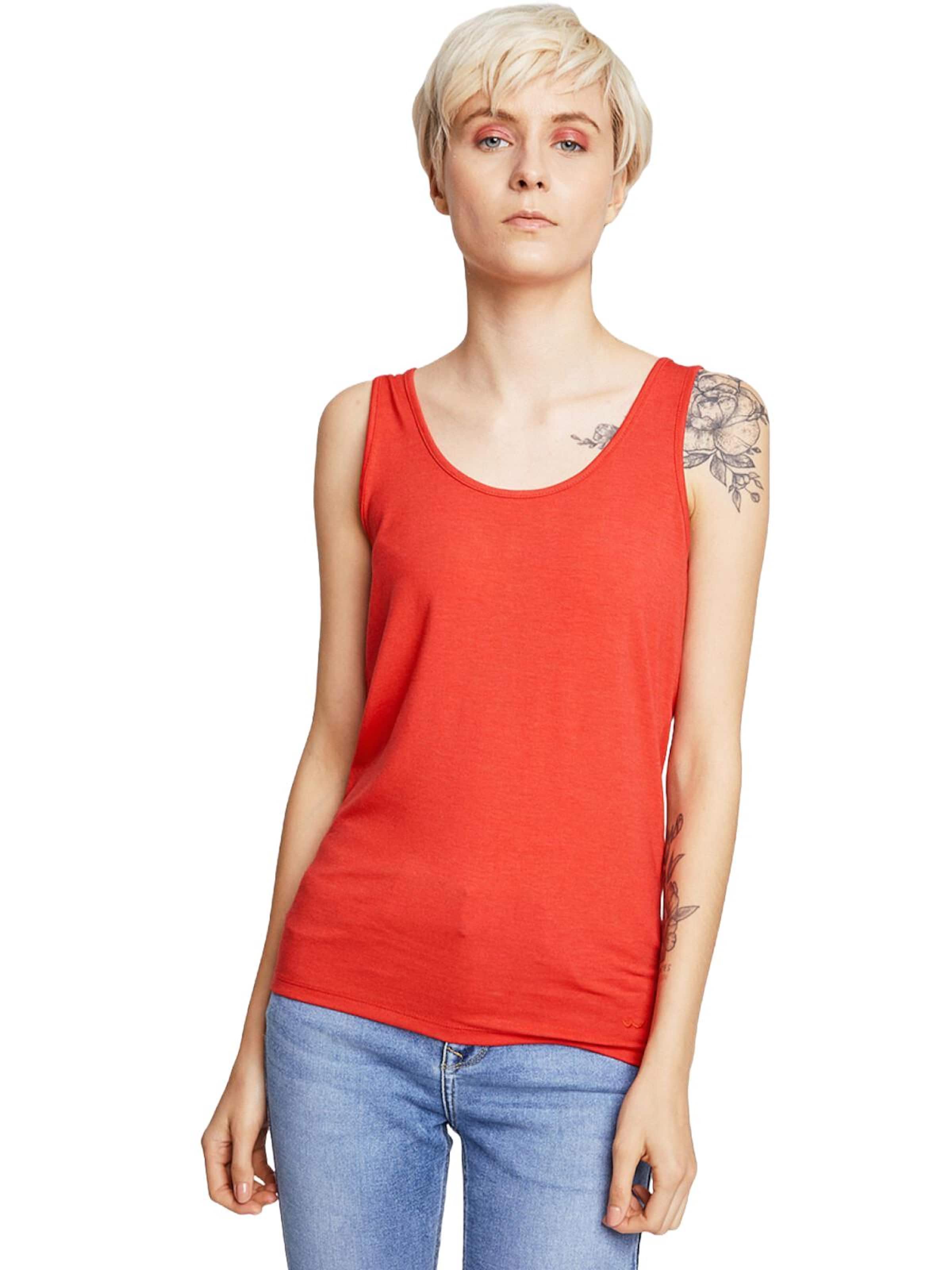 LTB Jeans - Top en rojo: frente
