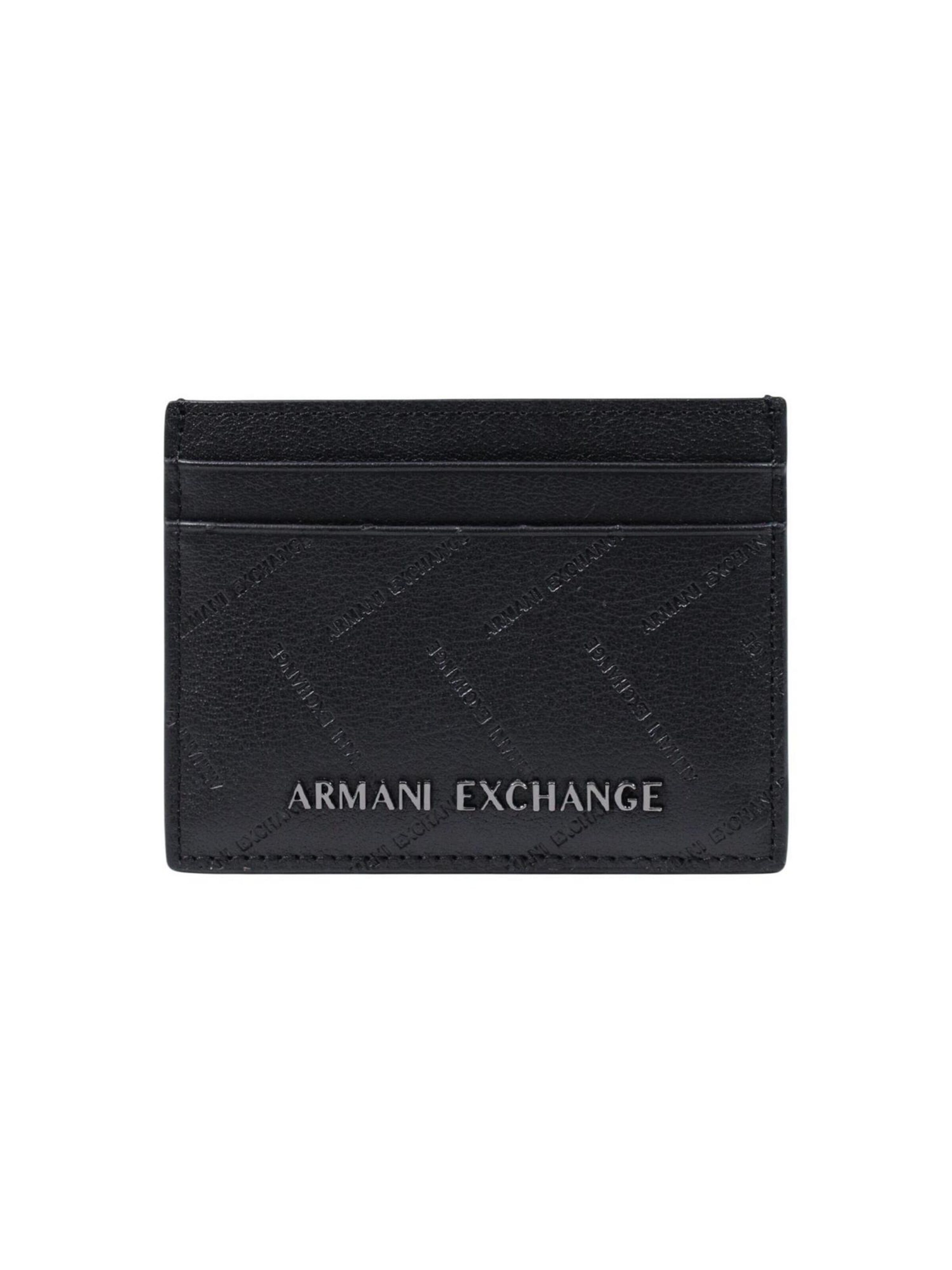 Portamonete di ARMANI EXCHANGE in nero: frontale
