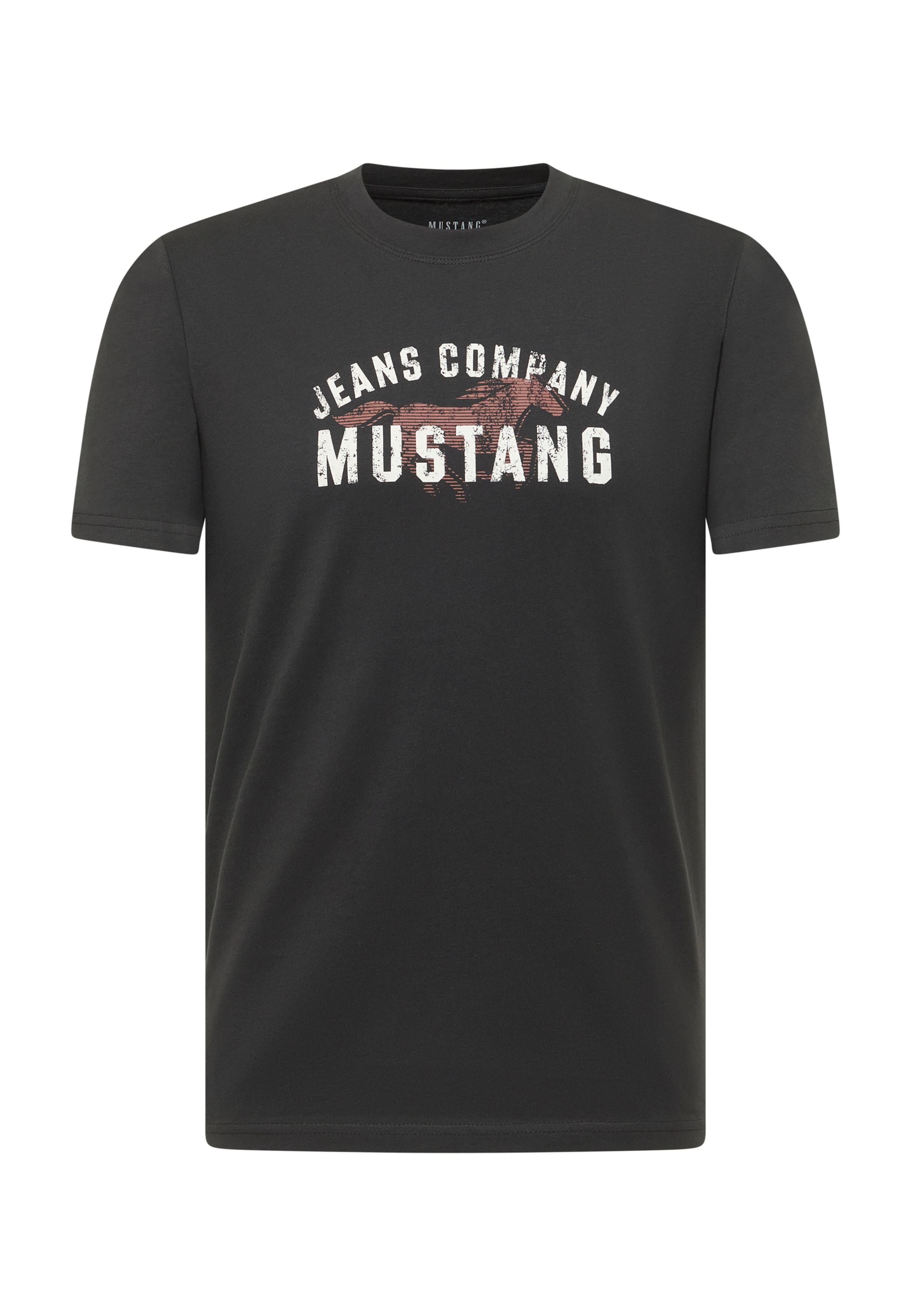MUSTANG Shirt 'Austin' in Schwarz: Vorderseite