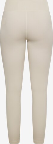 faina Athlsr Skinny Workout Pants in Beige