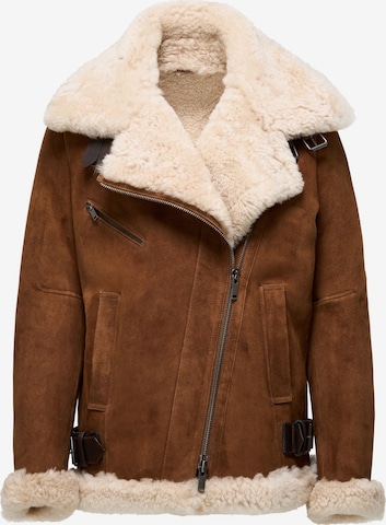 V S P - Abrigo de invierno 'Antonella' en marrón: frente