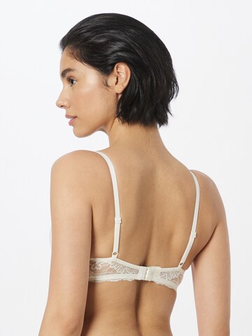 Calvin Klein Underwear Push-up Bra in Beige