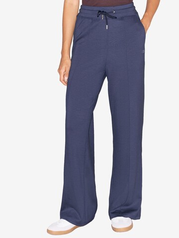 Osia - Pierna ancha Pantalón en azul: frente