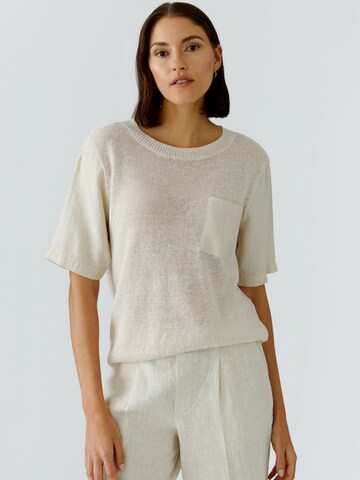 OUI Pullover in Beige: Vorderseite