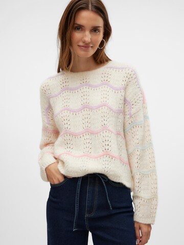 VERO MODA Trui 'HATTY' in Beige