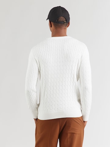 Kronstadt Пуловер 'Cable' в бяло