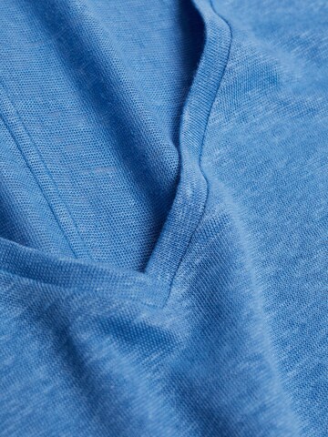 MANGO Shirt 'SILVERY8' in Blau