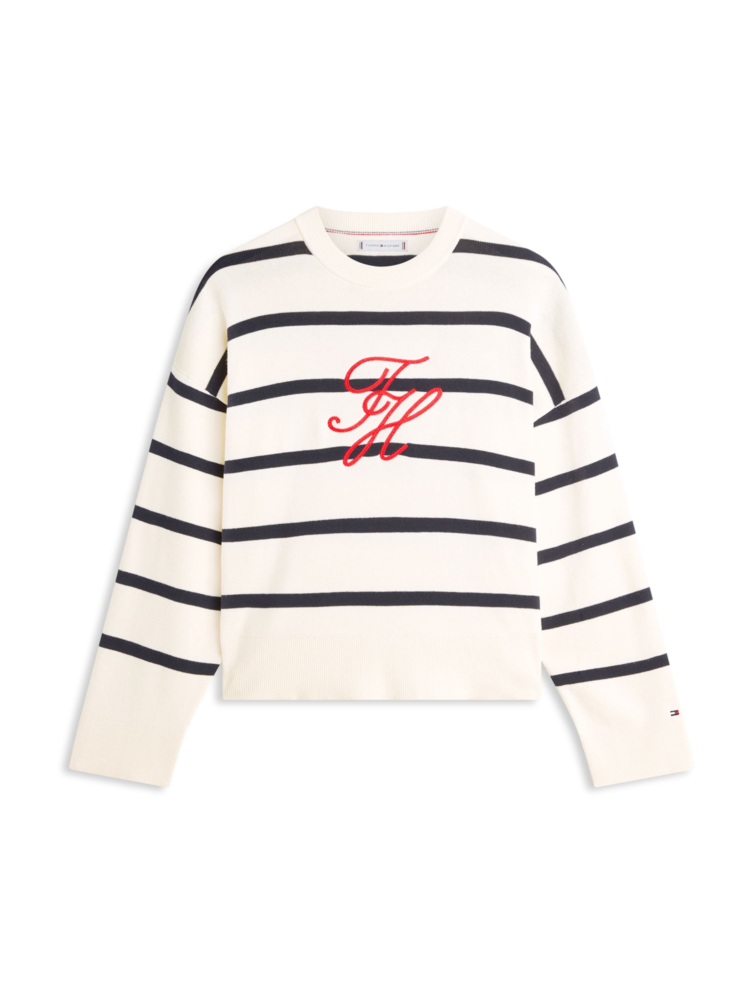 TOMMY HILFIGER Pullover in Beige: Vorderseite