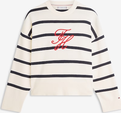TOMMY HILFIGER Pulover u bež / crvena / crna, Pregled proizvoda