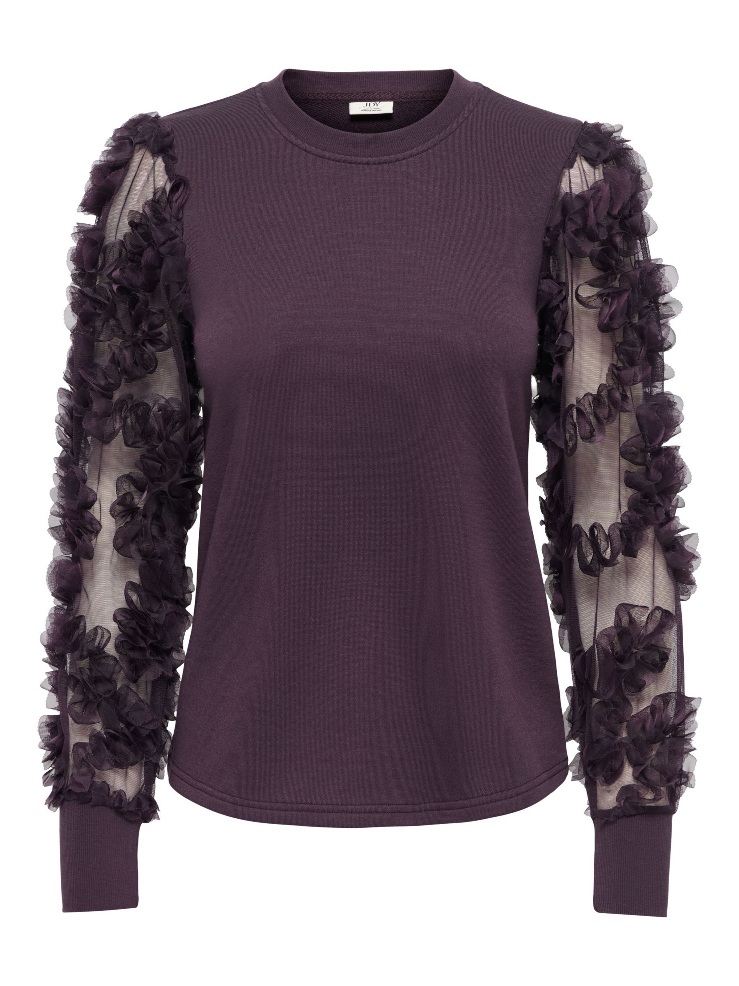 Sweat-shirt 'FAIRVIEW' JDY en violet : devant