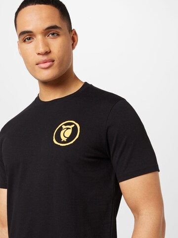 KnowledgeCotton Apparel T-Shirt in Schwarz