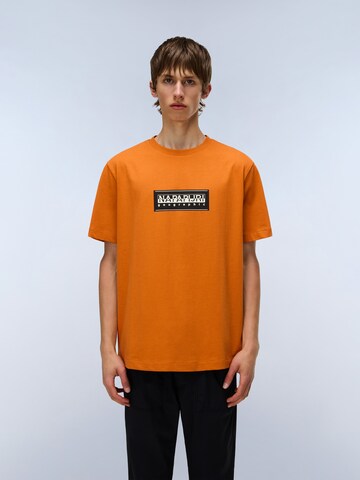 Tricou de la NAPAPIJRI pe portocaliu: față